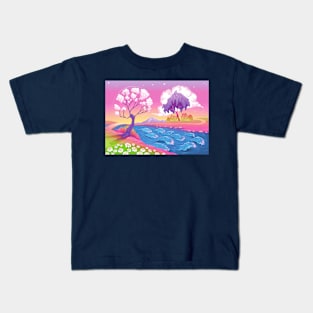 Astral Landscape Kids T-Shirt